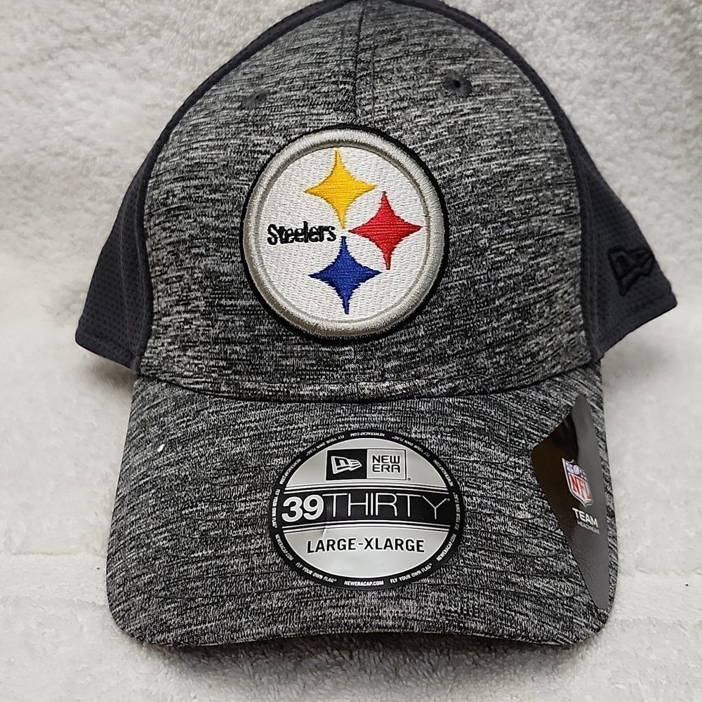 New Era 39Thirty Pittsburgh Steelers Stretchfit Hat - New